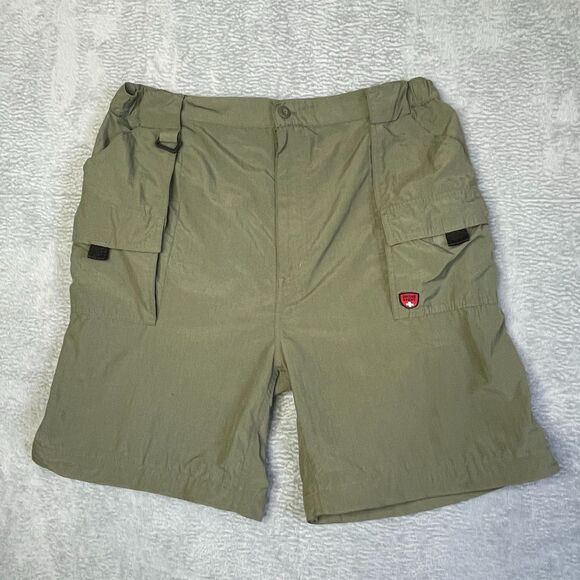Suisse Sport Convertible Cargo Pants Mens XL Green Nylon Lightweight Hiking Trek - Picture 5 of 15